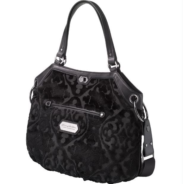 black petunia pickle bottom diaper bag